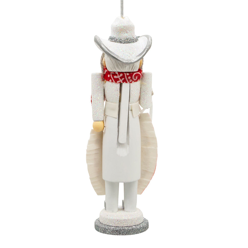 Hollywood Rhinestone Cowgirl Ornament 6"
