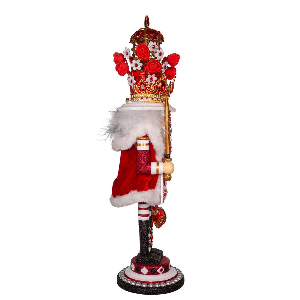 Hollywood King of Hearts Nutcracker 18"