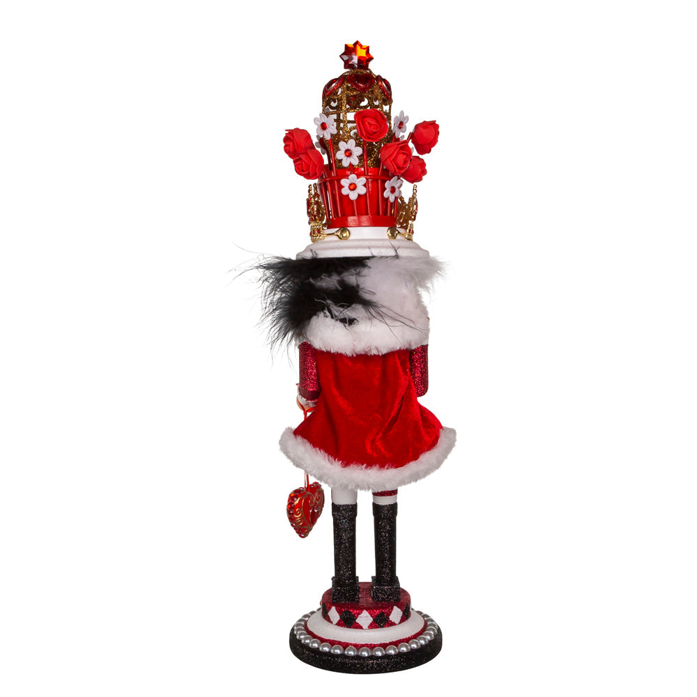 Hollywood King of Hearts Nutcracker 18"