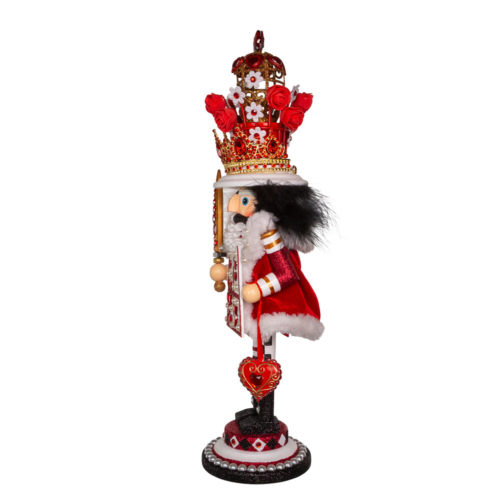 Hollywood King of Hearts Nutcracker 18"