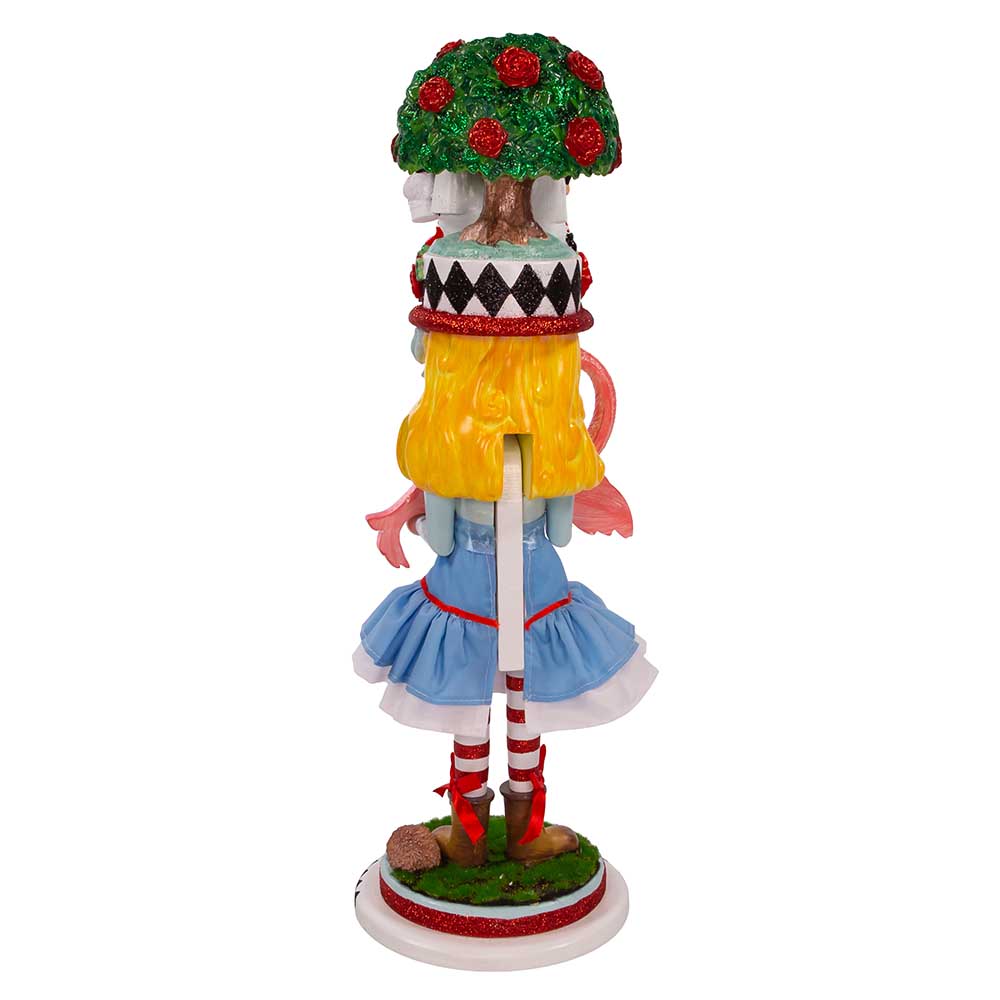 Hollywood Alice with Flamingo Nutcracker 19"