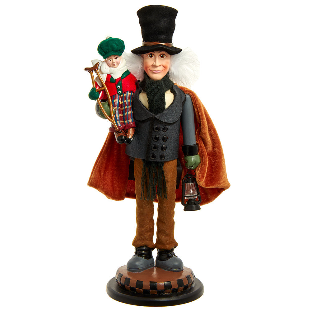 Bob Cratchit & Tiny Tim Nutcracker 17"
