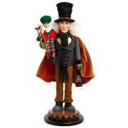Bob Cratchit & Tiny Tim Nutcracker 17"