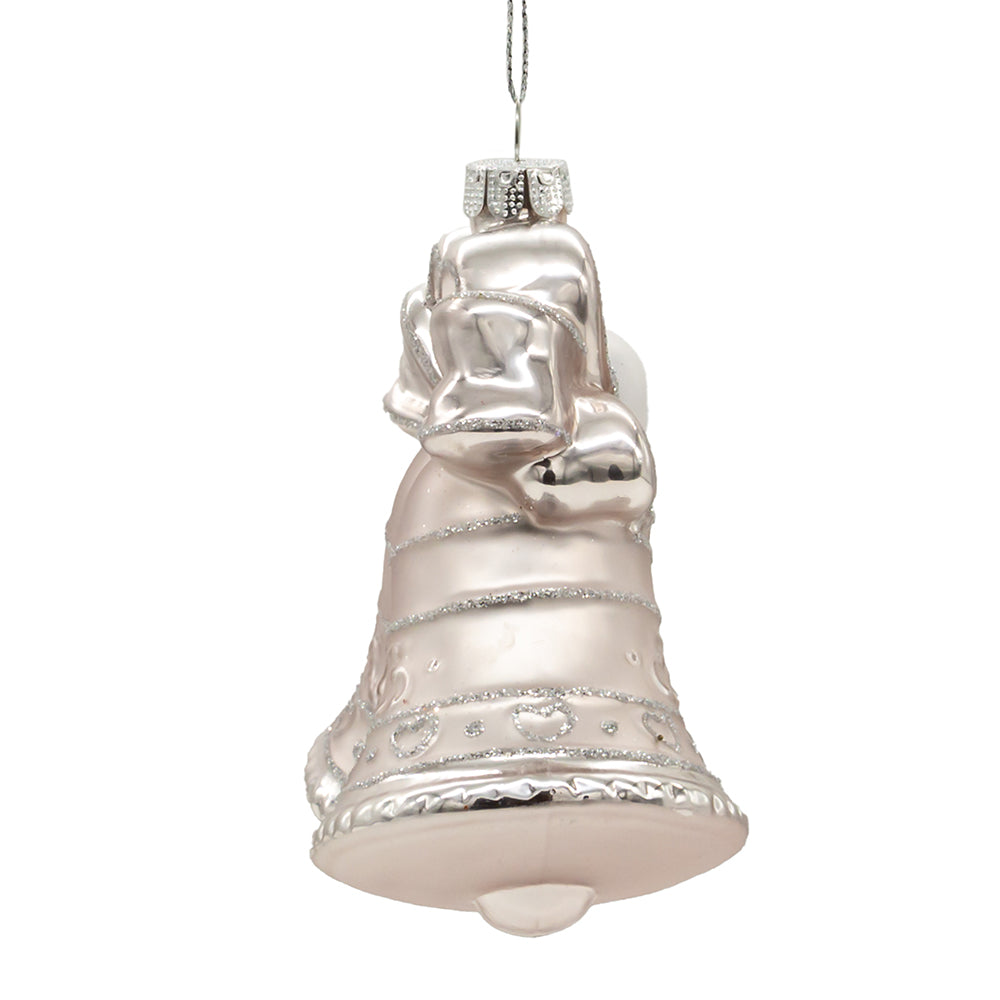 Noble Gems 10th Anniversary Bells Glass Ornament 4.5"