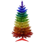 Foil Rainbow Tree 3'