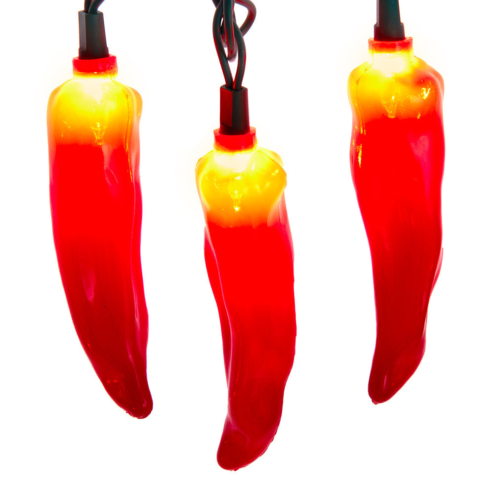 Red Chili Pepper Light 10 Light Set