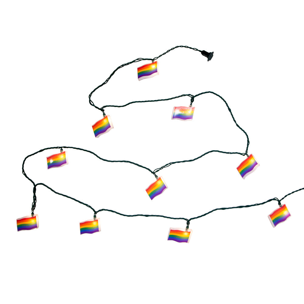 Rainbow Flag 10 Light Set