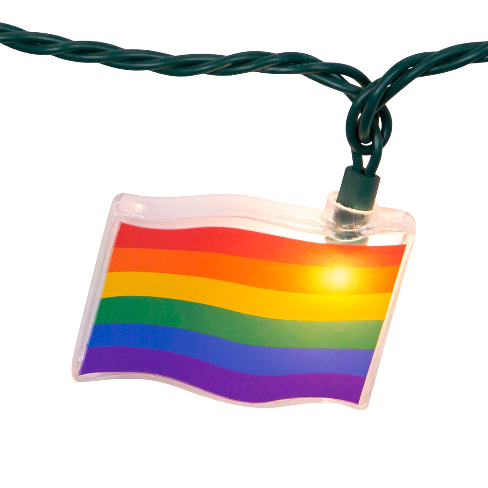 Rainbow Flag 10 Light Set