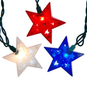 Patriotic Stars 10 Light Set