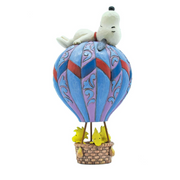 Reaching New Heights Snoopy Laying on Hot Air Balloon