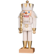 White & Gold King Nutcracker