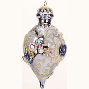 King's Jewels Finial Ornament Shiny Lavendar 8"
