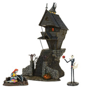 Jack Skellington's House with Jack & Sally Set of 3