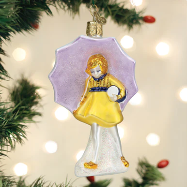 Morton Umrella Girl Ornament