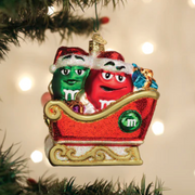 M&Ms In Sleigh Ornament