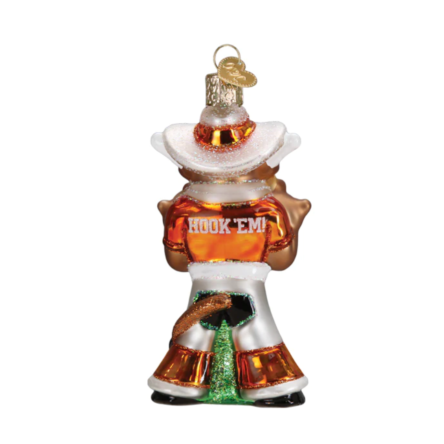 Texas Bevo Longhorn Ornament