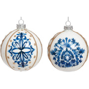 Royal Delft Ornament 4.5" Set of 2