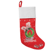Merry Grinchmas Red Stocking