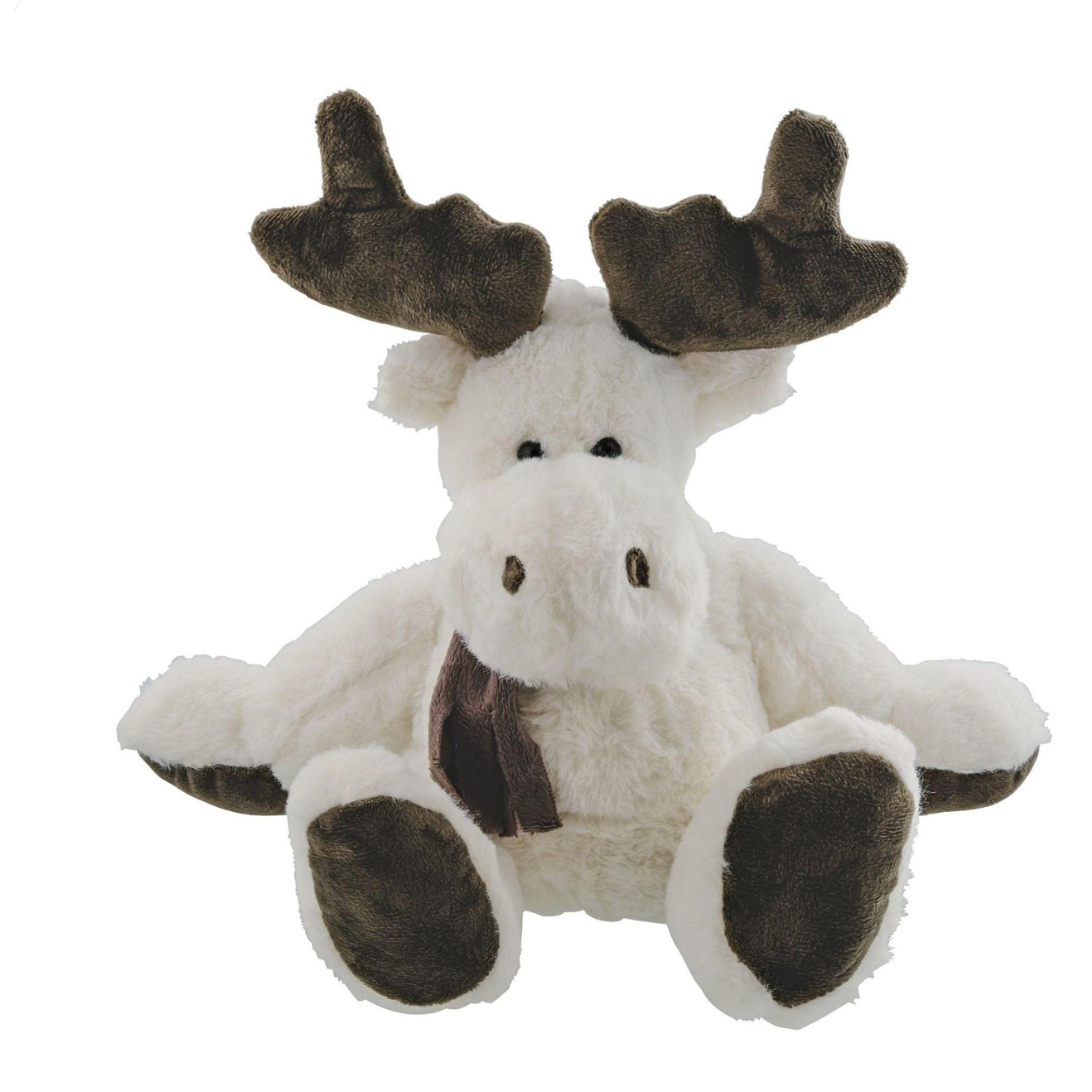 Sitting Moose with Scarf