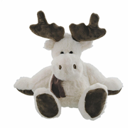 Sitting Moose with Scarf