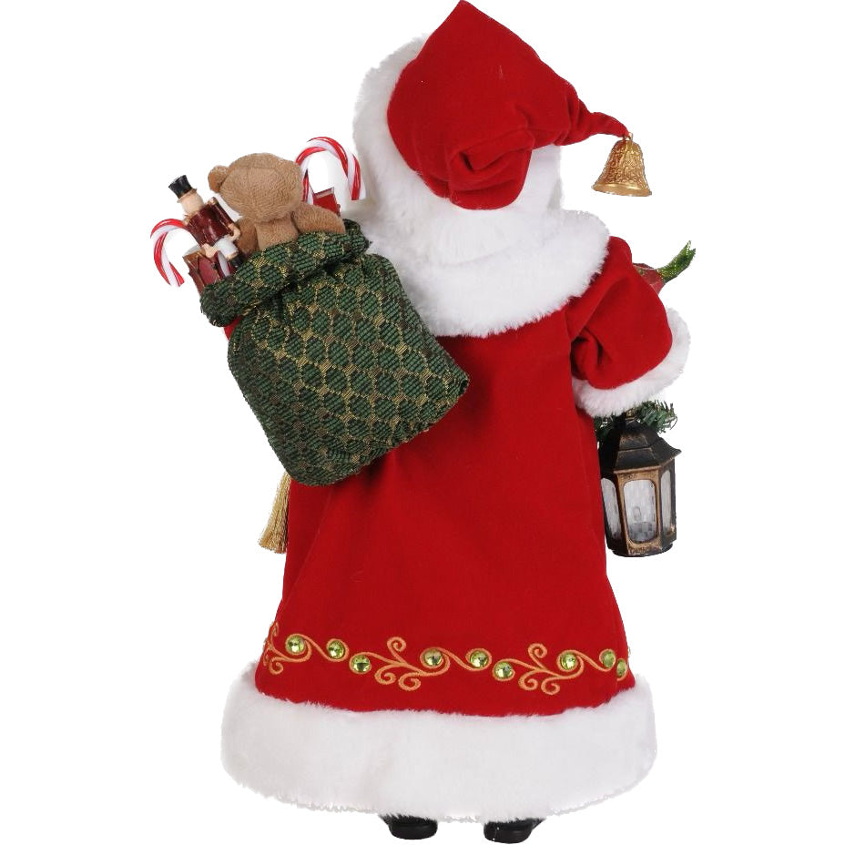 Lighted 'O' Tannebaum Santa