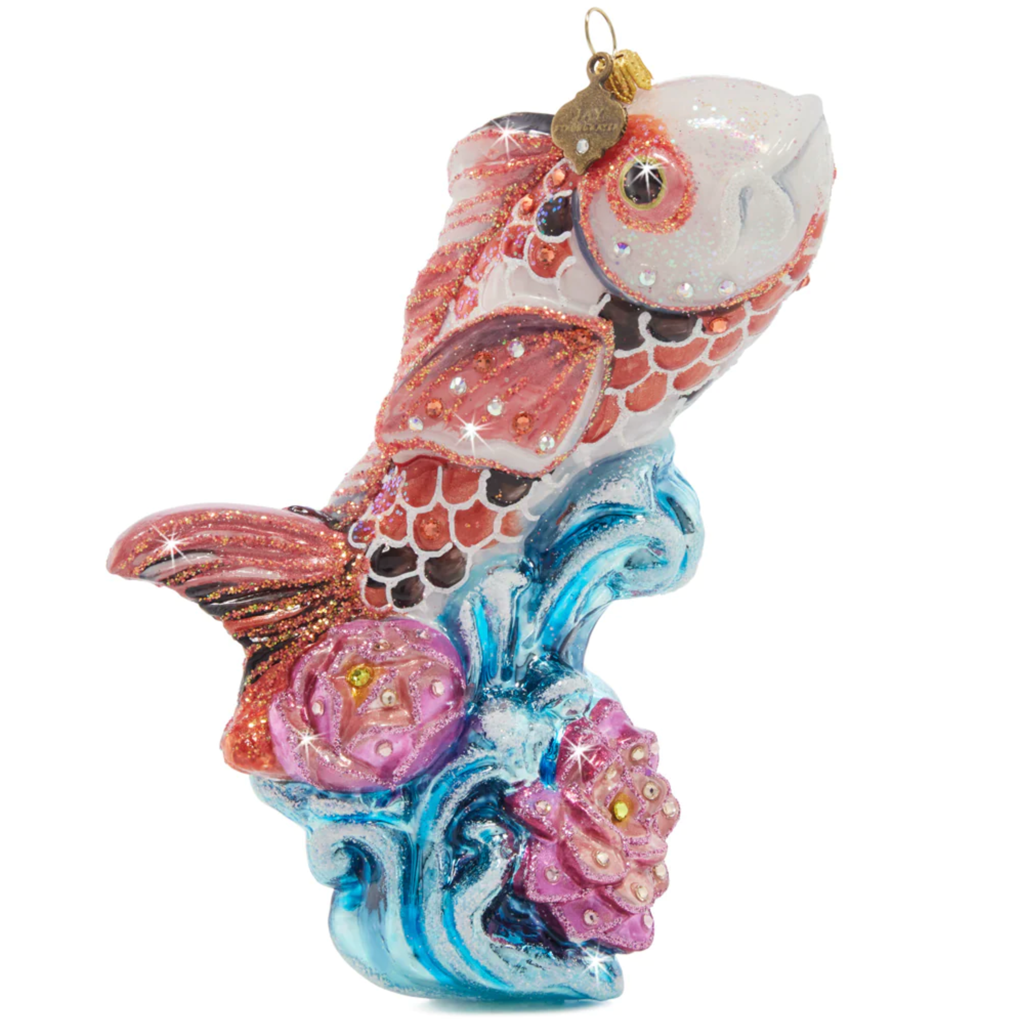 Koi Fish Glass Ornament