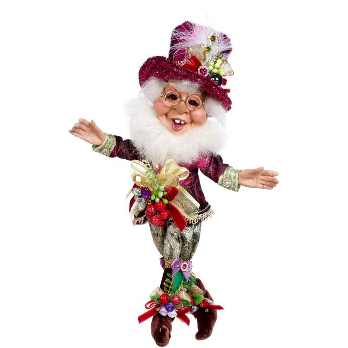 Wine Toasting Elf Small 11.5"