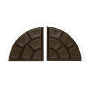 Cocoa & Cream Curved Road Set of 2