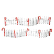 Delicious Candy Cane Fence Set of 2