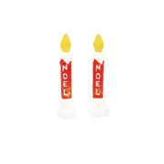 Blow Mold Candle Set of 2
