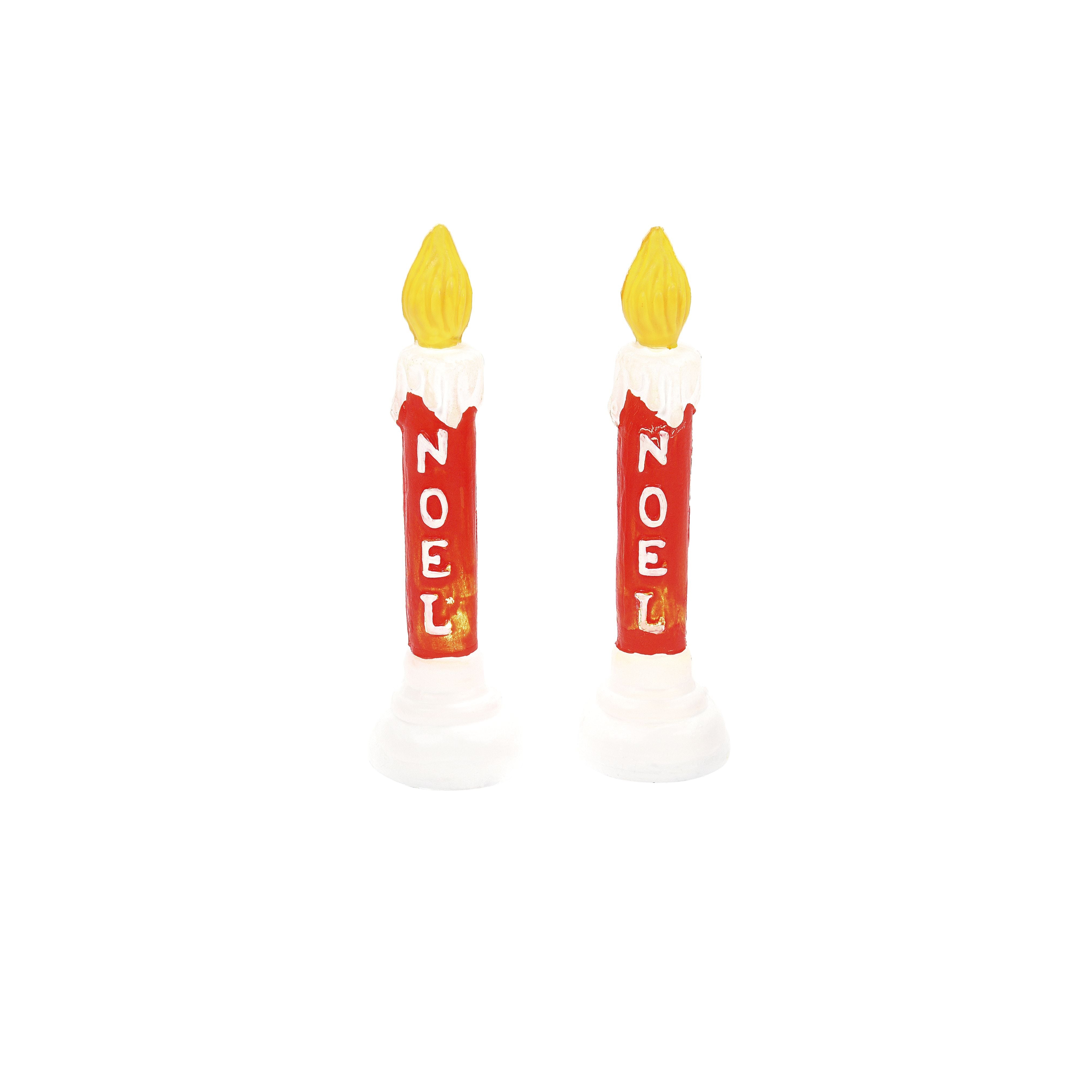 Blow Mold Candle Set of 2
