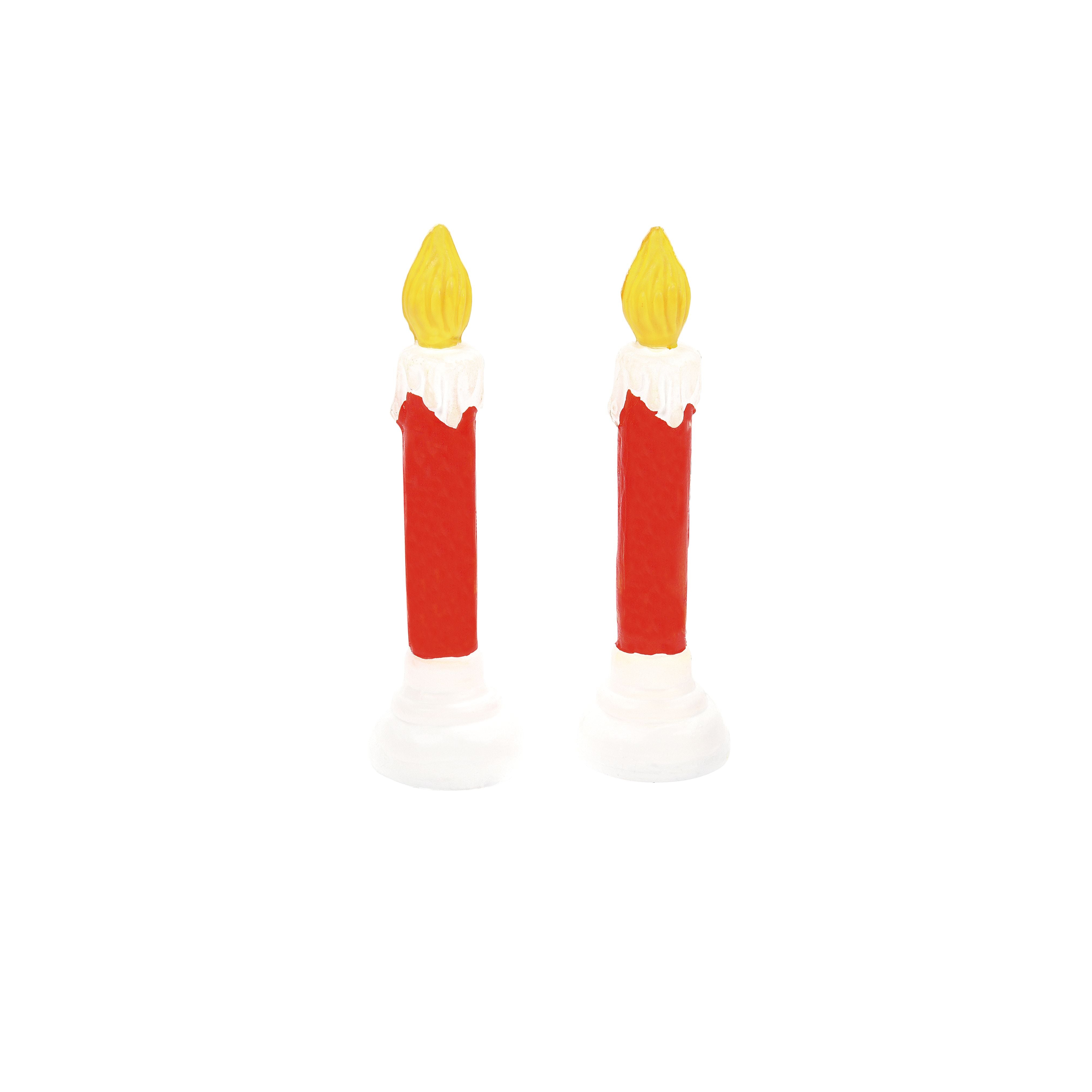 Blow Mold Candle Set of 2