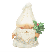 Winter's Fun-Guy White Woodland Collection Gnome with Mushroom Hat