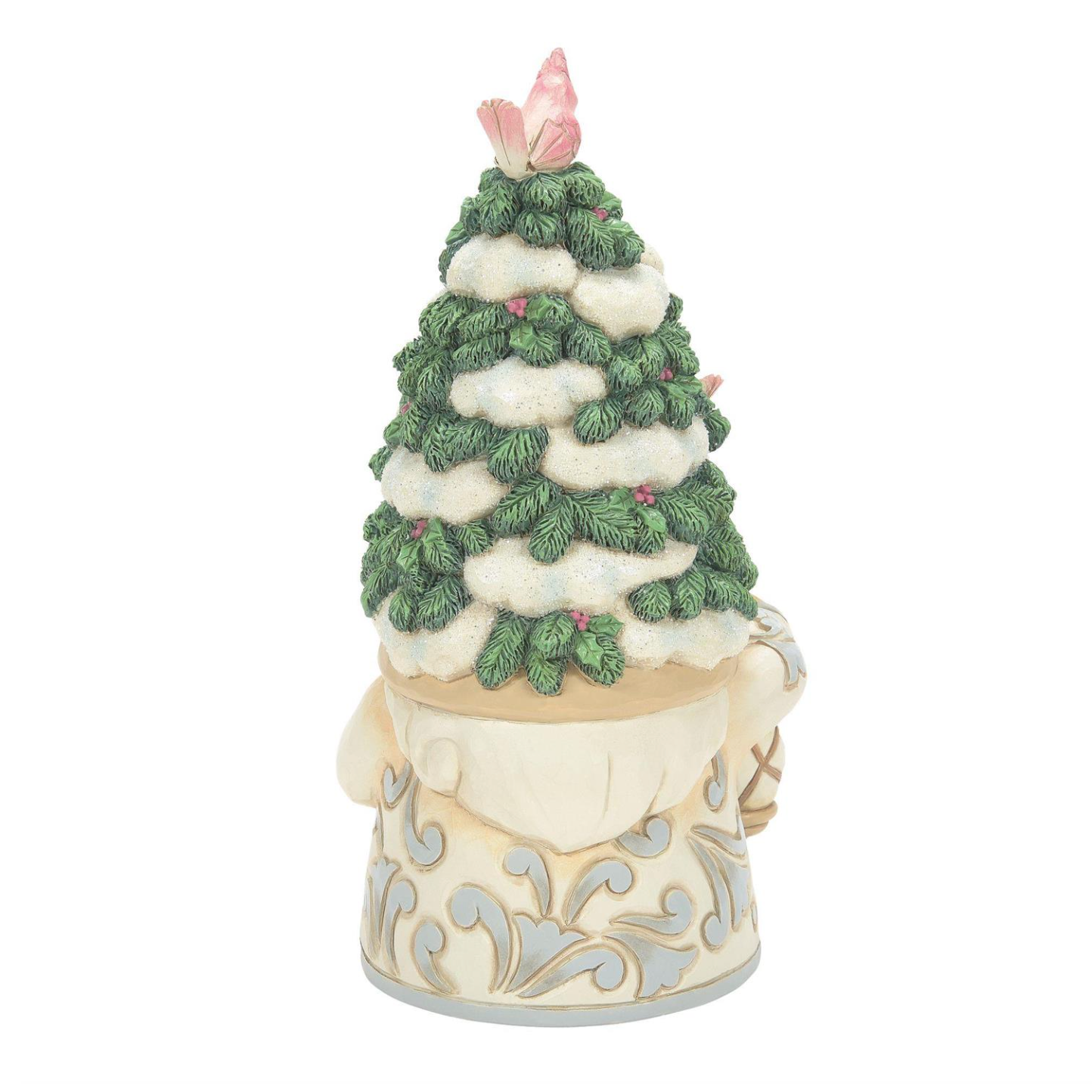 Fir-ever Festive White Woodland Collection Gnome with Evergreen Tree Hat