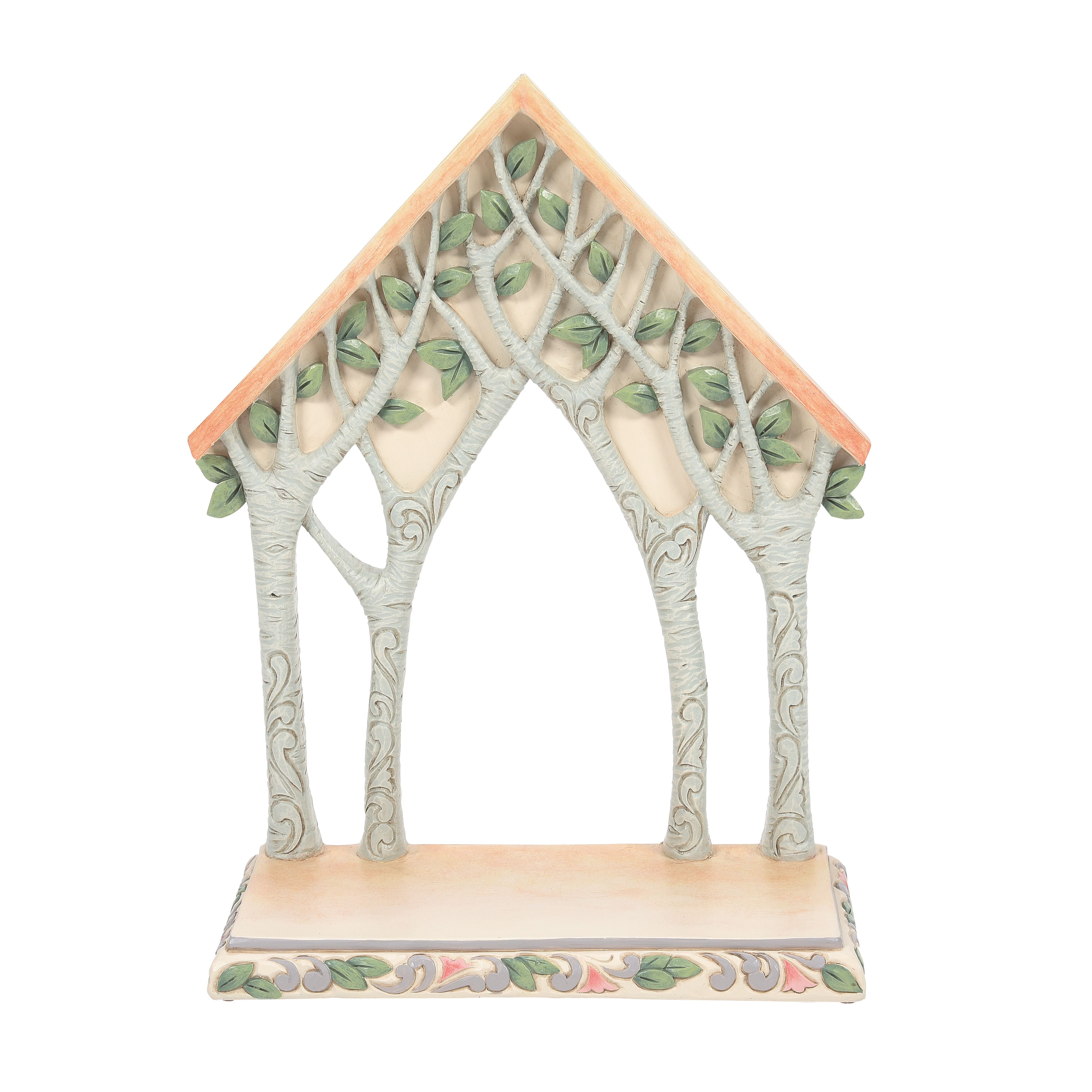 Holy Night of Wonder White Woodland Collection Set of 4 Mini Holy Family with Creche