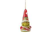 Grinch Gnome Holding Bauble Ornament