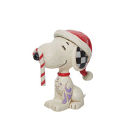 Snoopy's Glitter Candy Cane Nose Trick