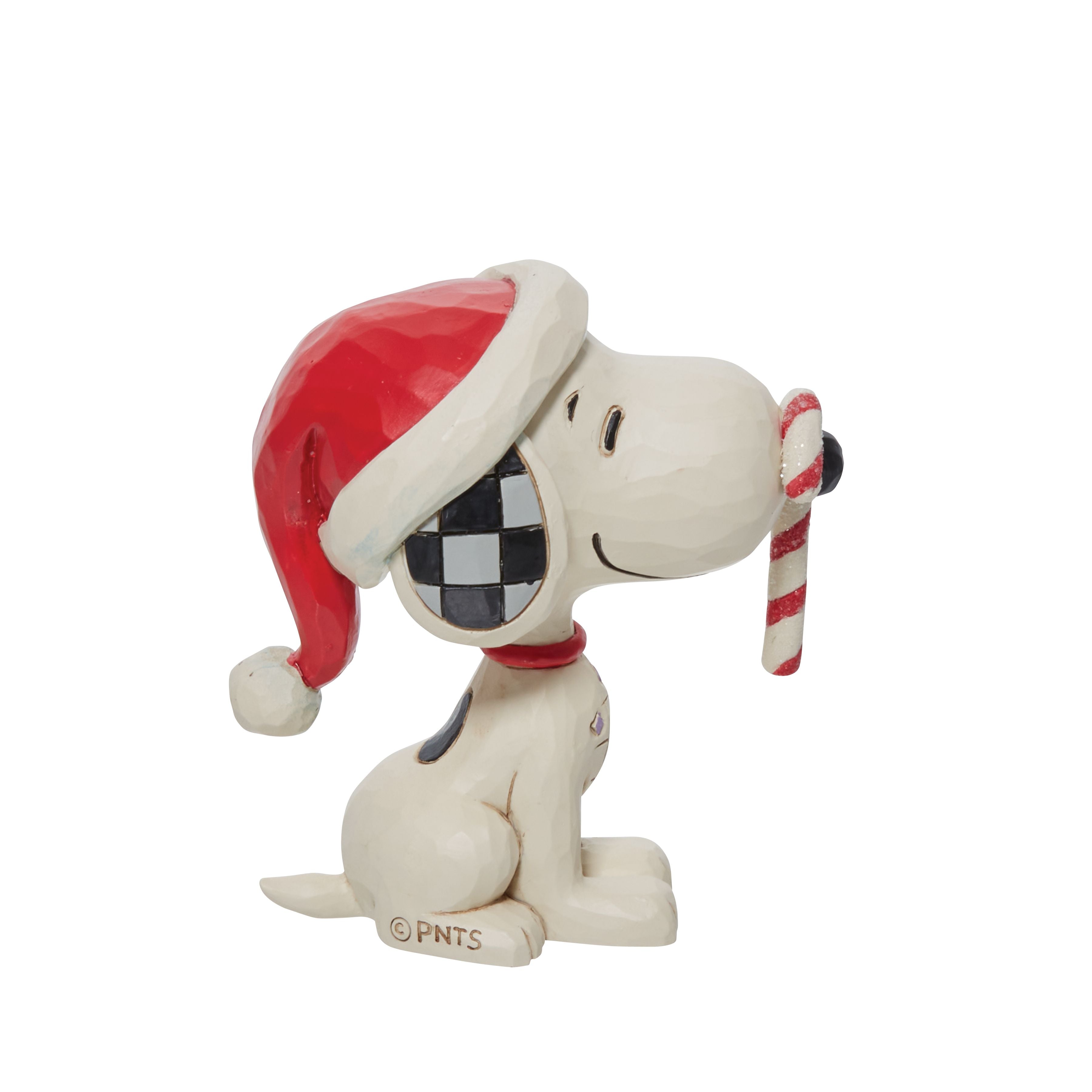 Snoopy's Glitter Candy Cane Nose Trick