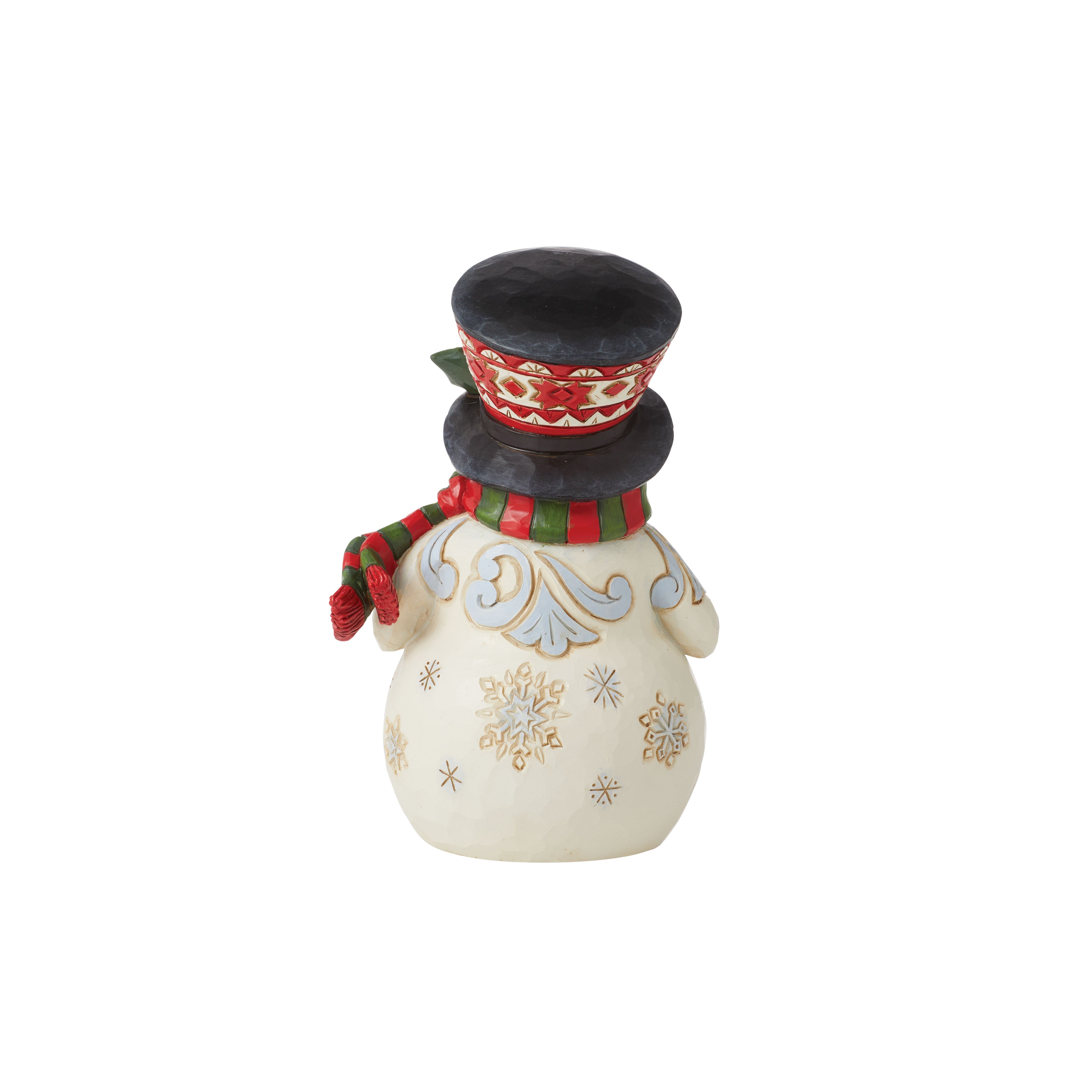Fun and Frosty Snowman with Large Top Hat