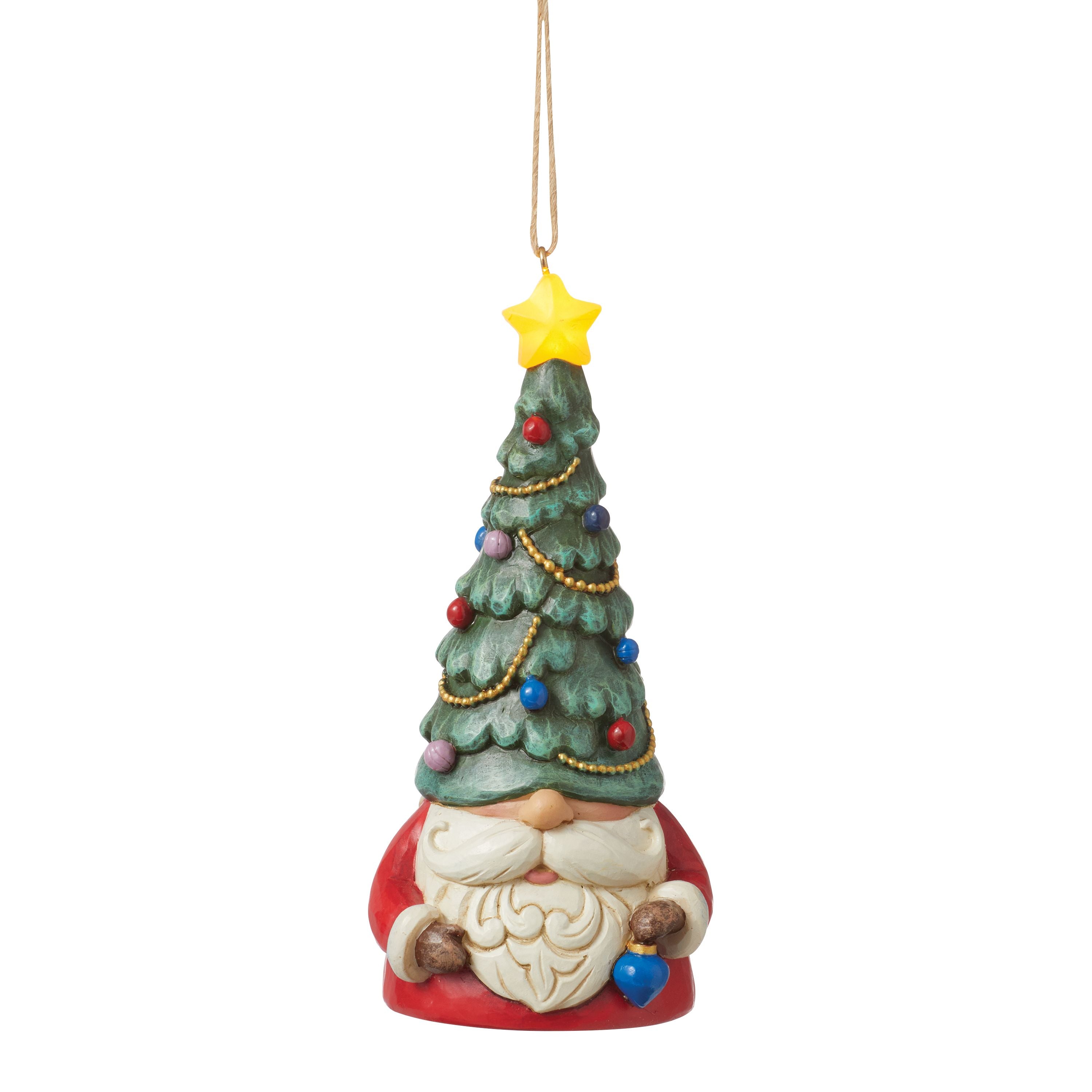 LED Lit Gnome Christmas Tree Ornament