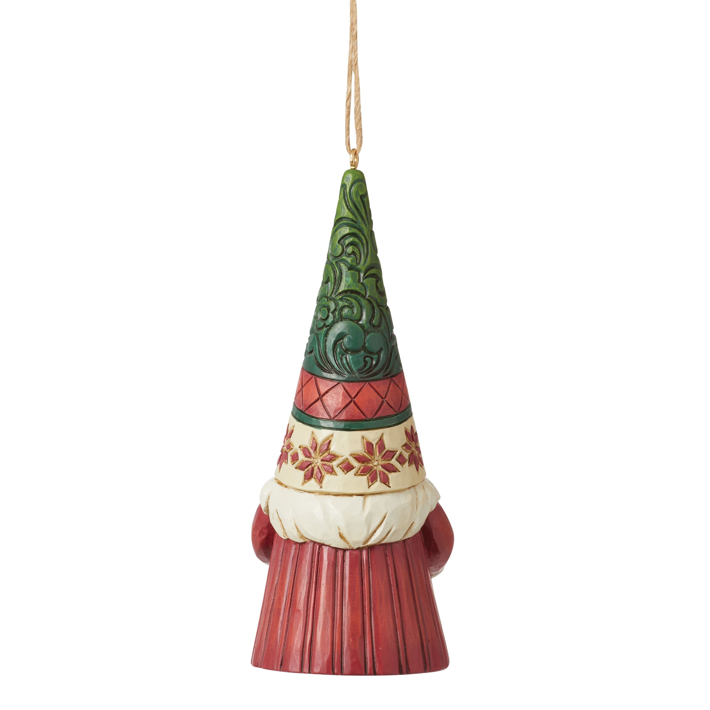 Gnome Holding Wreath Ornament