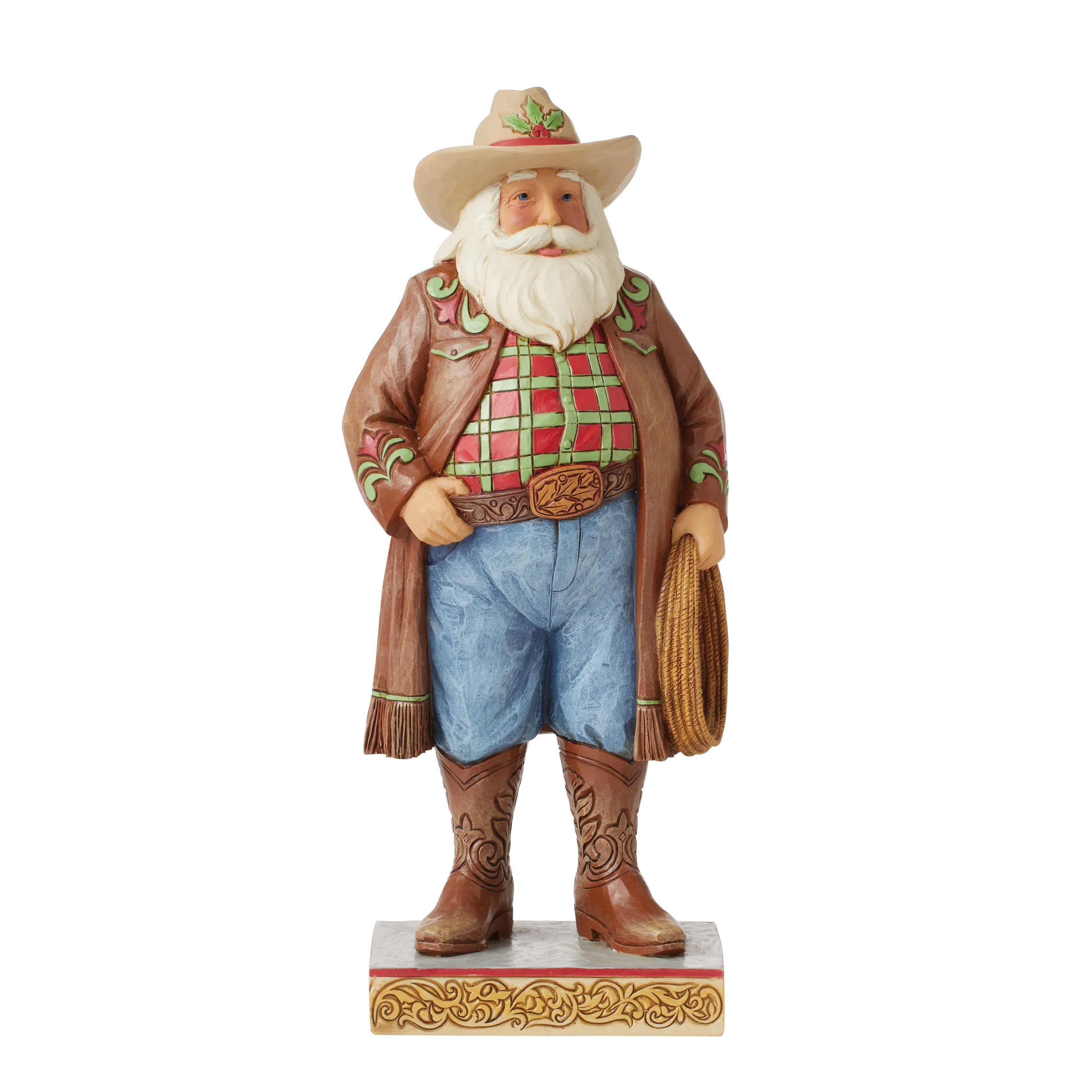 It's Christmas Y'all Western Santa