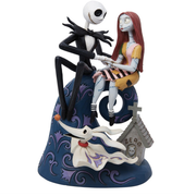 The Nightmare Before Christmas Spiral Hill's Romance Jack, Sally & Zero on Spiral Hill