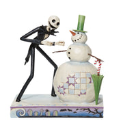 The Nightmare Before Christmas Snowy Discovery Jack with Snowman