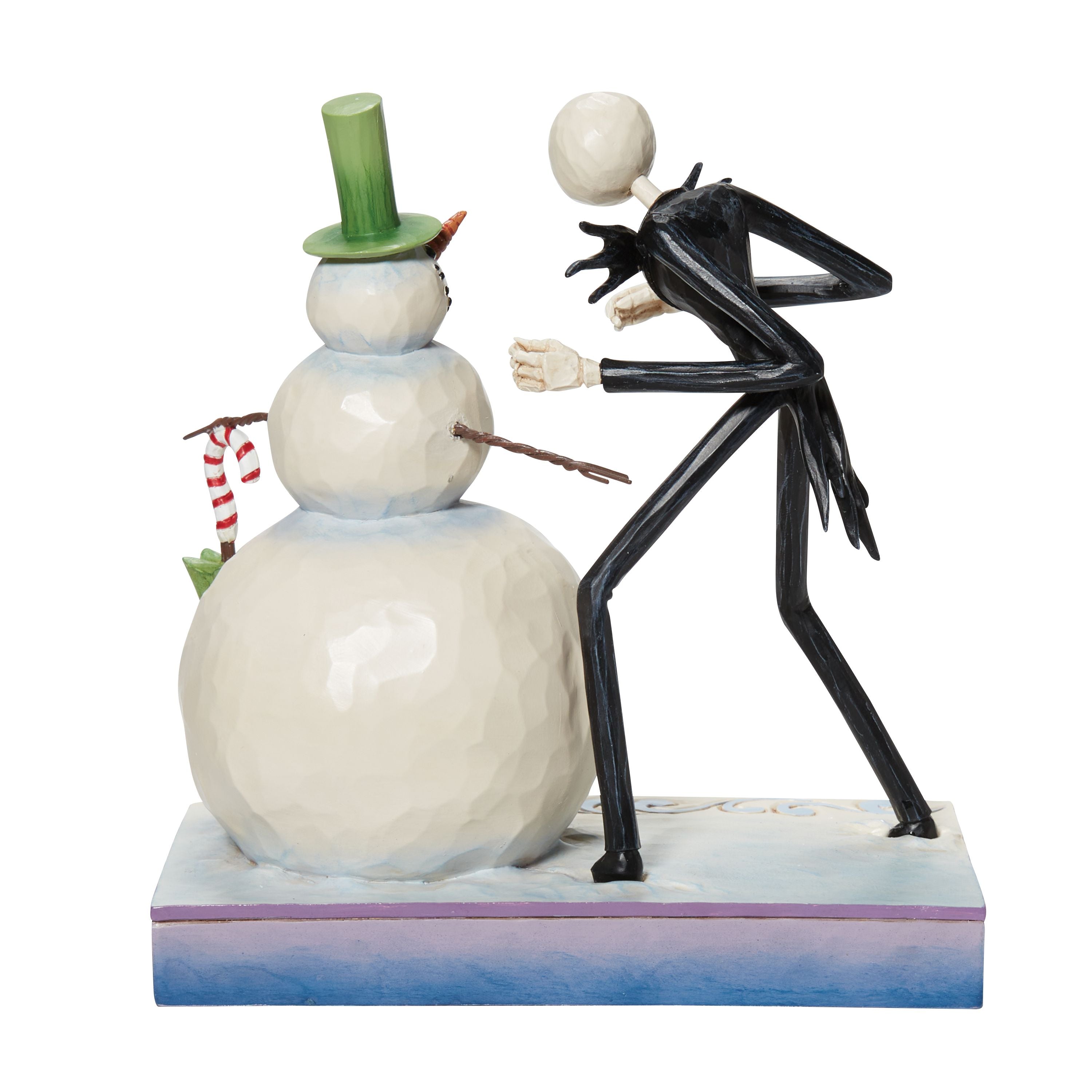 The Nightmare Before Christmas Snowy Discovery Jack with Snowman