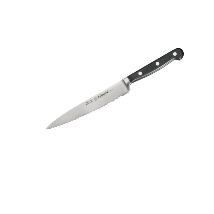 Professional Series High-Carbon Steel Serrated Utility Knife 6"
