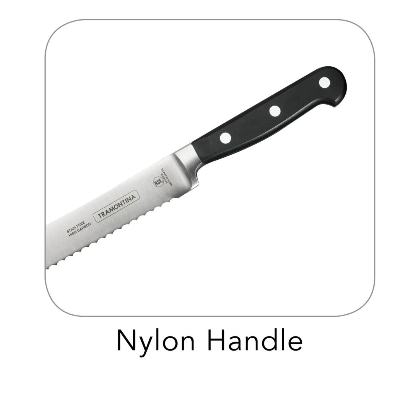 Professional Series High-Carbon Steel Bread Knife 8"