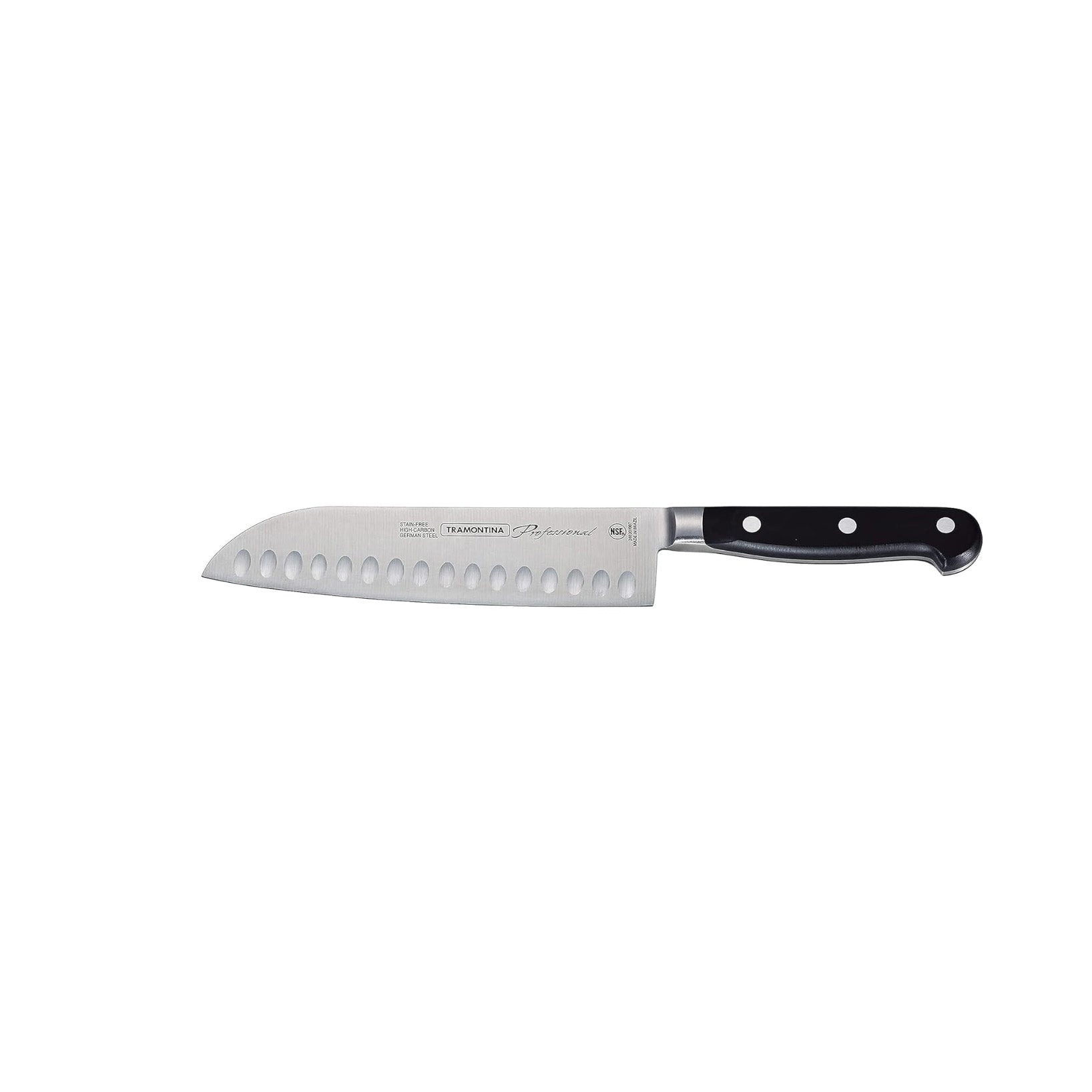 Professional Series High-Carbon Steel Santoku Knife 7"