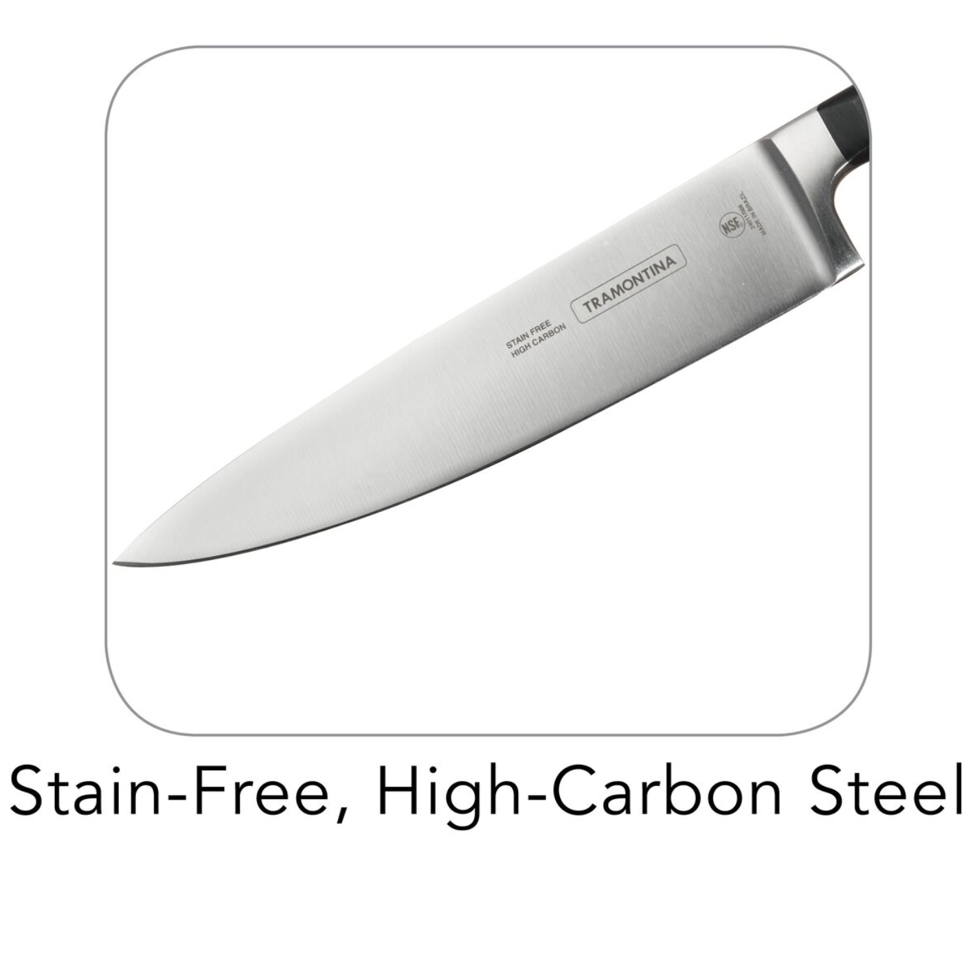 Professional Series High-Carbon Steel Cook's Knife 8"