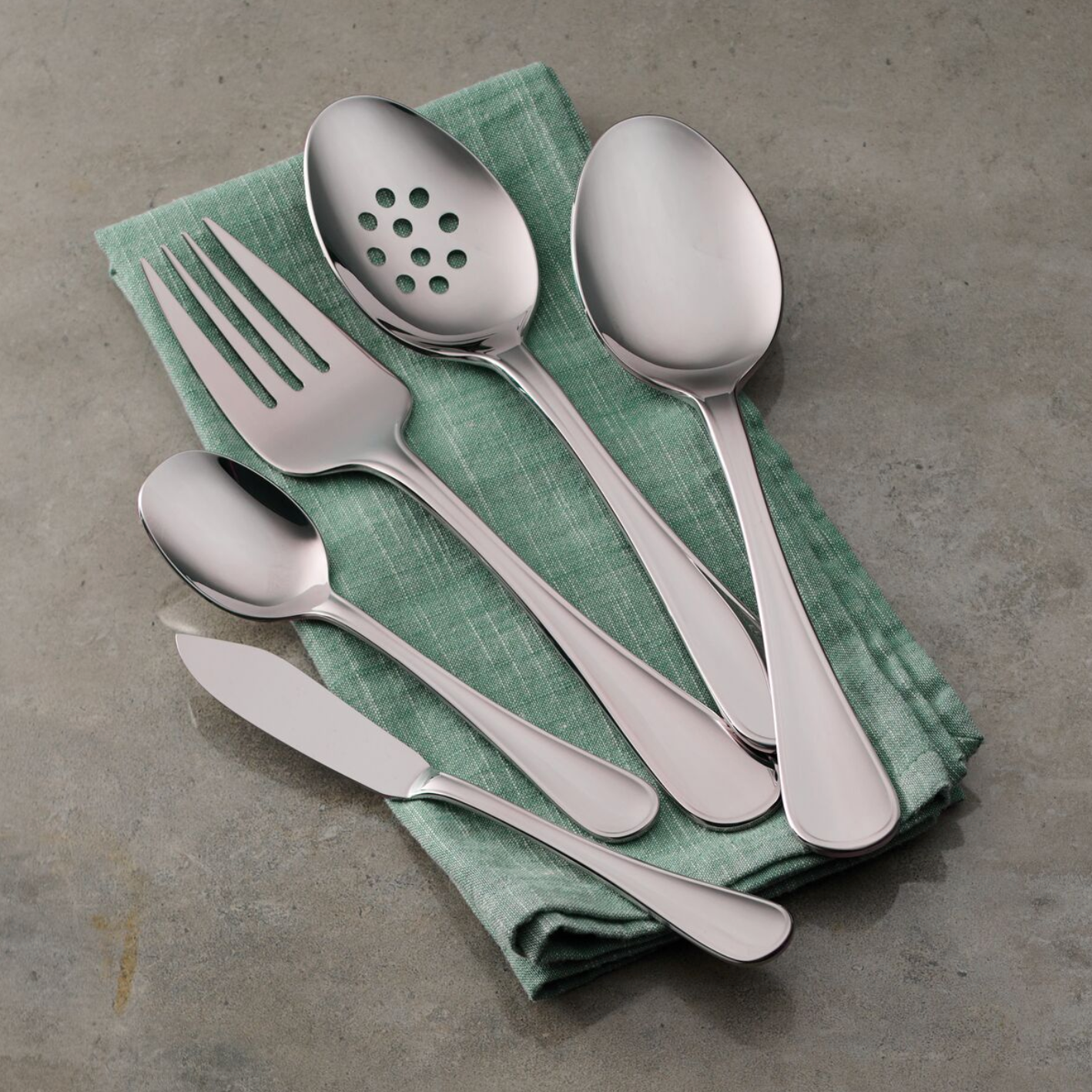 Firenze Premium 18/10 Stainless Steel Flatware 45 Pieces Set